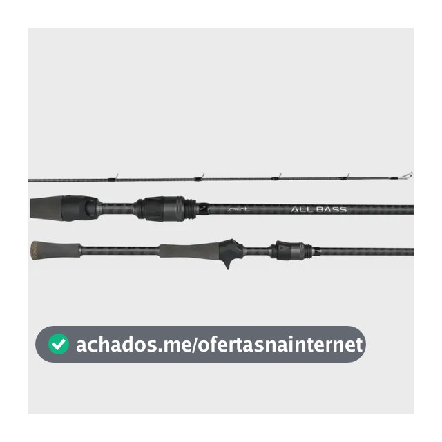 Vara Carretilha Saint All Bass 1,91m 6-14lbs Im10 - 1 Parte Preto