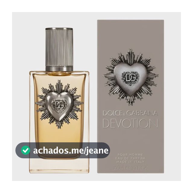 Perfume Masculino Dolce & Gabbana Devotion EDP 100ml Amadeirado Itália