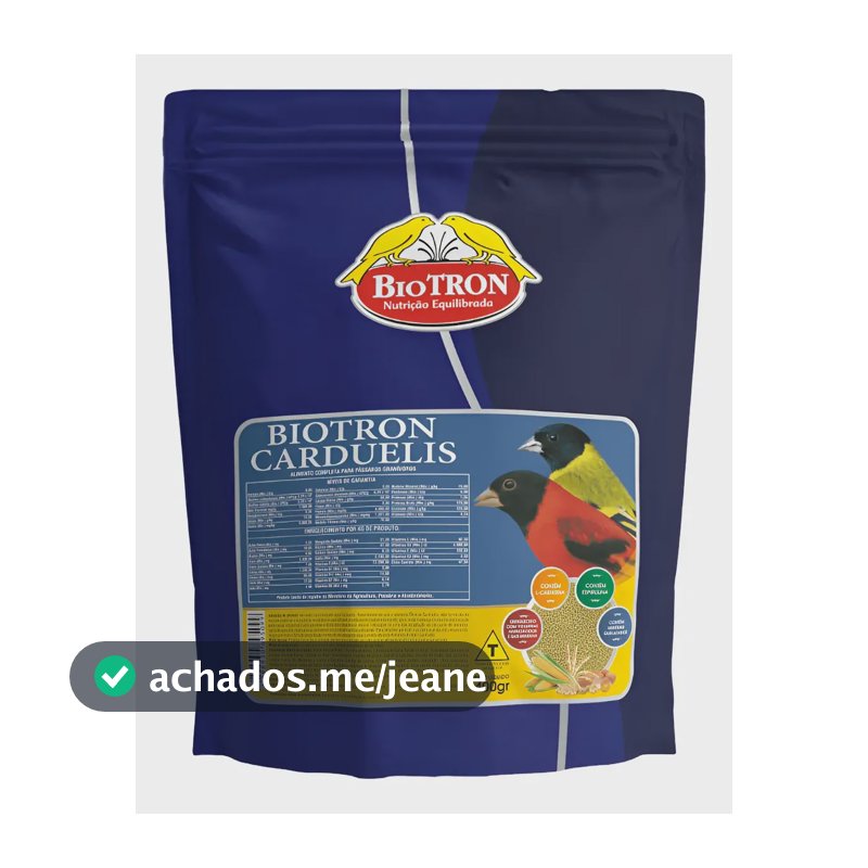 Carduelis 400g Ração Extrusada Biotron Pintassilgo/carduelis