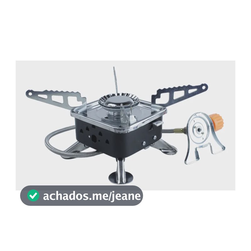 Fogareiro Átomo C/regulagem De Chamas Cozinha Camping - Ntk
