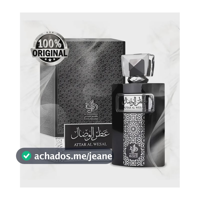Perfume Attar Árabe Al Wesal Wataniah 100ml - Masculino Eau De Parfum Lacrado Importado