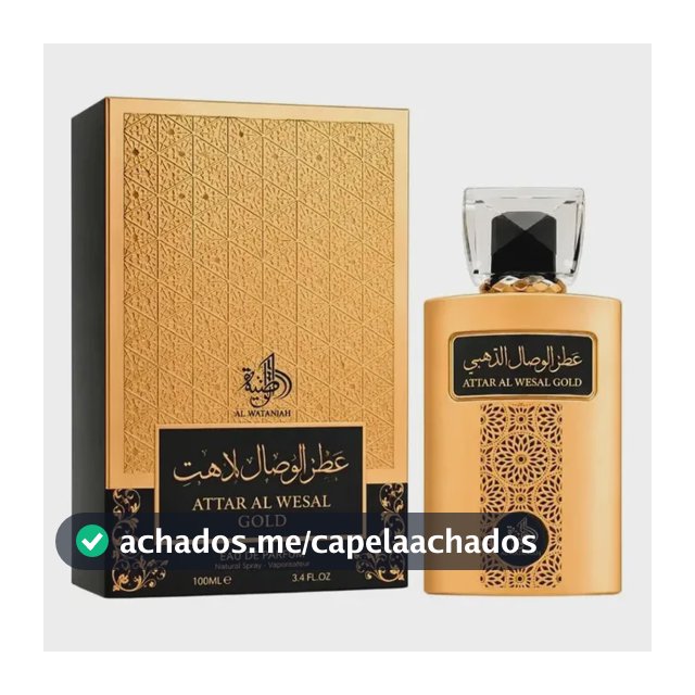 Perfume Árabe Attar Al Wesal Gold Edp Masculino 100ml Com Nf