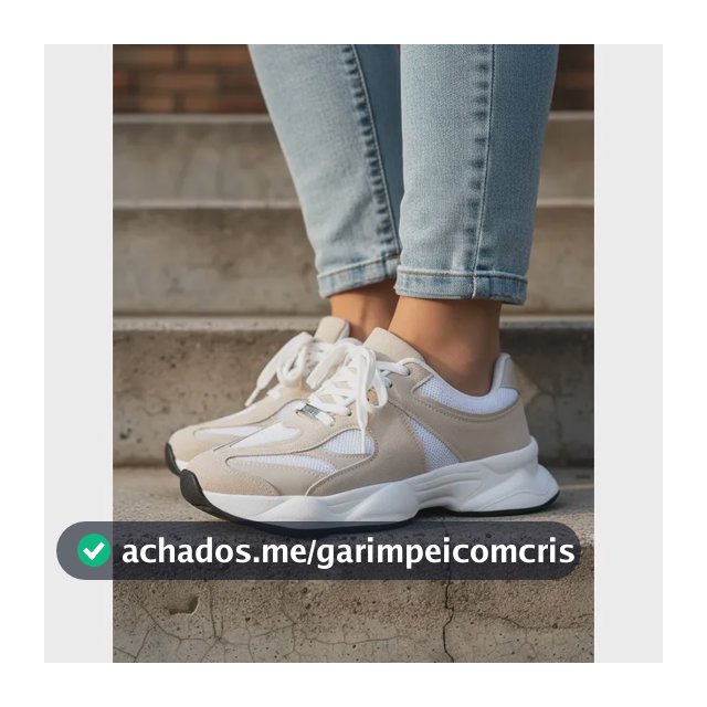 Tênis Feminino Nylon Chunky  Vizzano Branco Liso 36 Br