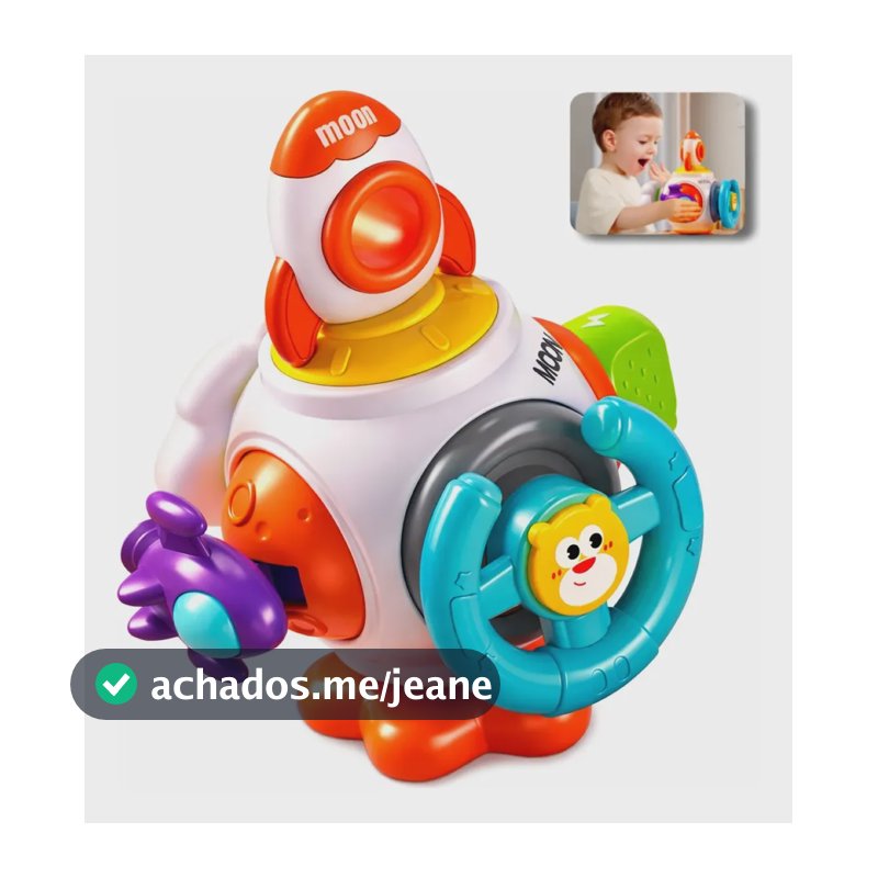 Cubo Educativo Sensorial 6 Em 1 Montessori 6m+ Colorido