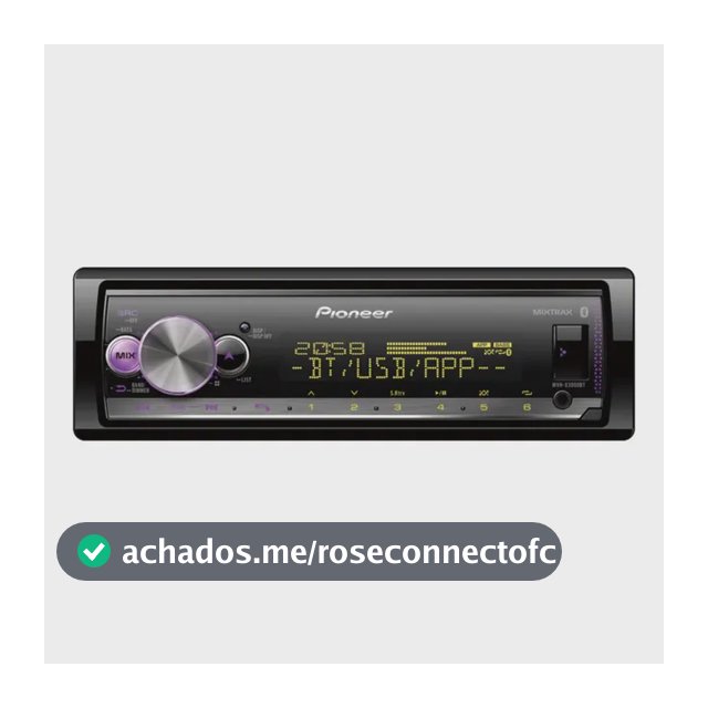 Som Automotivo Pioneer Mvh X3000BT Com USB e Bluetooth e Radio