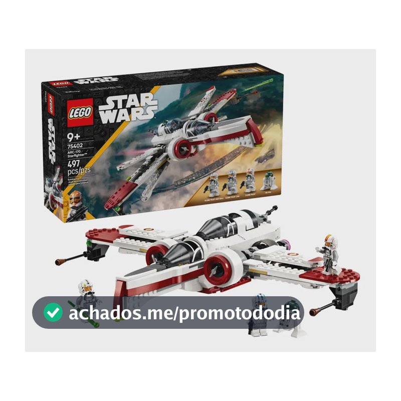 Kit de construção Lego Star Wars Starfighter ARC-170 75402
