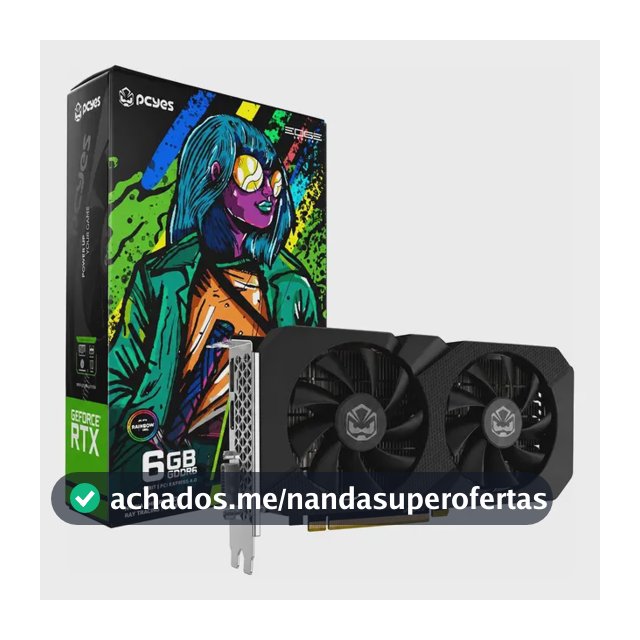 Placa De Vìdeo Geforce Rtx 3050 6gb Ray Tracing Rainbow Led