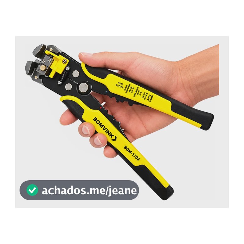 Alicate Profissional Decapador De Fios Crimpar Terminais