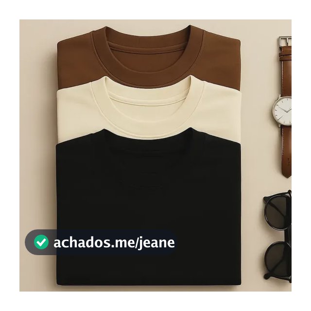Kit 3 Oversized Masculina Stretwear Básica Lisa Premium Leve