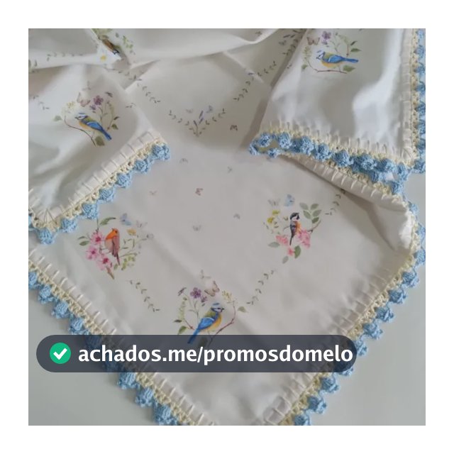 Toalha De Chá Dohler C/ Bico De Crochê Presente Artesanal