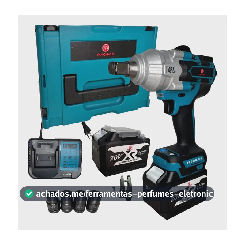 Chave De Impacto 3/4 - 3000nm A Bateria Azul 50hz/60hz
