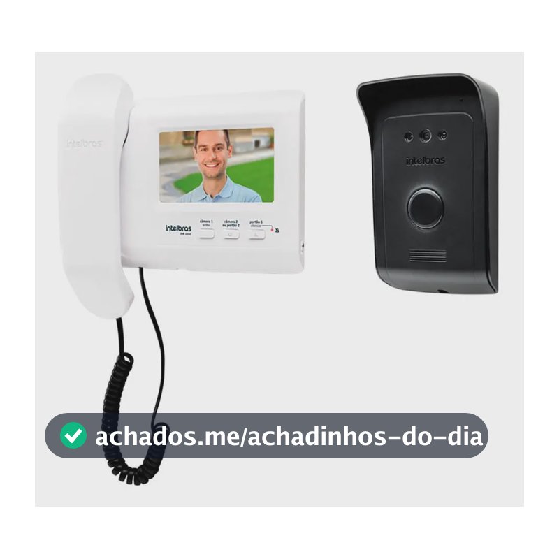 Video Porteiro Ivr 1010 Branco E Preto Intelbras 110V/220V