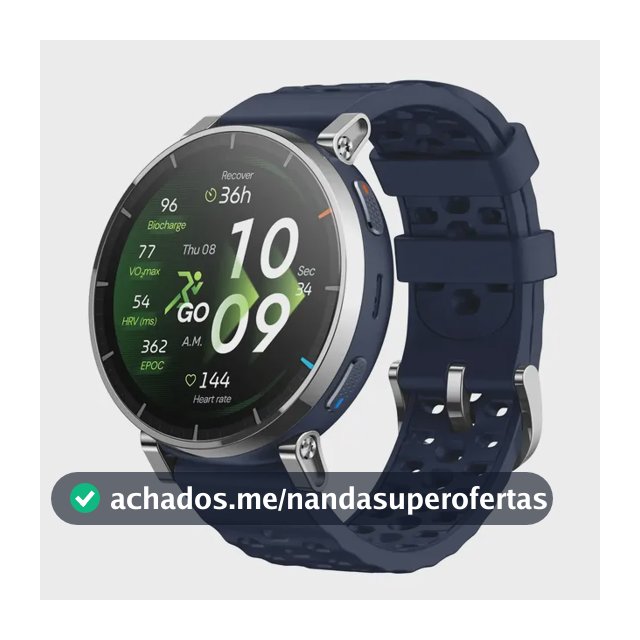 Smartwatch Amazfit Active 3 Premium Gps Amoled 1.43 Wifi Calls 5atm Relógio esportivo Running Fitness 12 dias Tipo de bateria Garmin Coros Xiaomi
