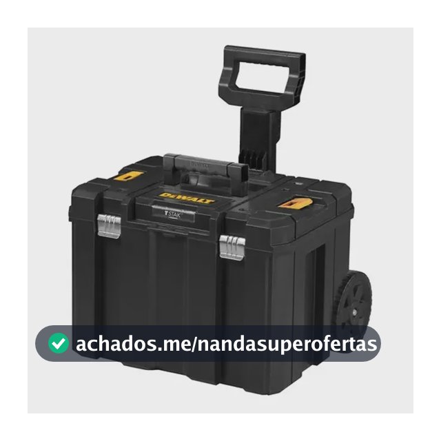 Caixa de Ferramentas Profunda e com Rodas Dewalt Modelo DWST17820 Capacidade de 28L