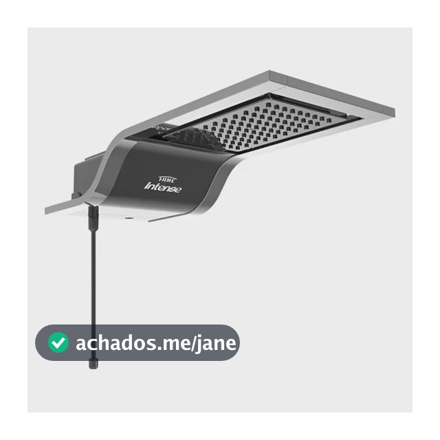 Chuveiro elétrico de parede Fame DUCHA INTENSE preto 7.8kW
