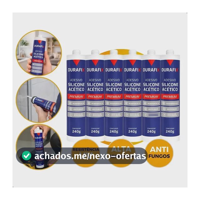 Silicone Acético Vedação Construção Vidro Box Profissional