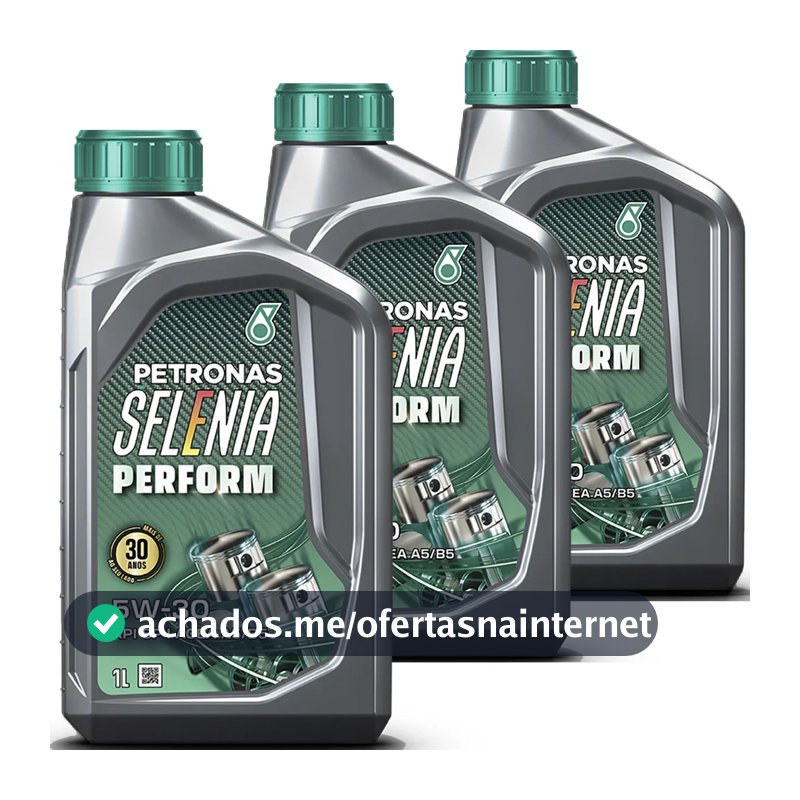 Kit 3 Litros De Oleo Petronas Selenia Perform 5w30 Sintetico