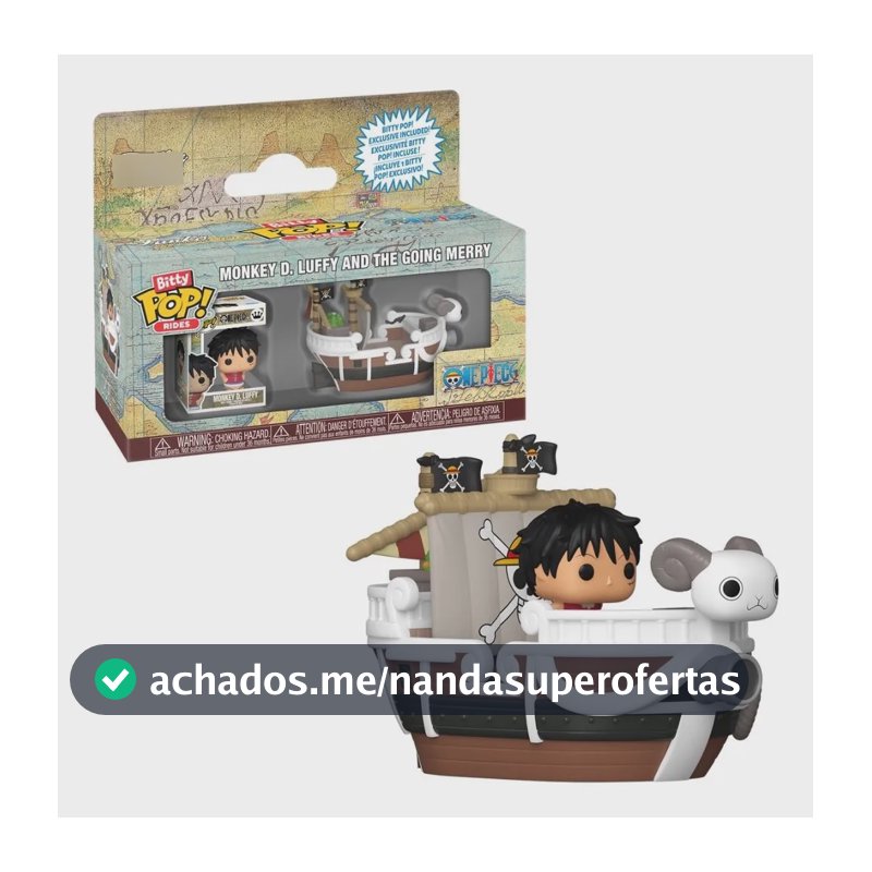 Funko Bitty Pop Monkey D. Luffy And The Going Merry