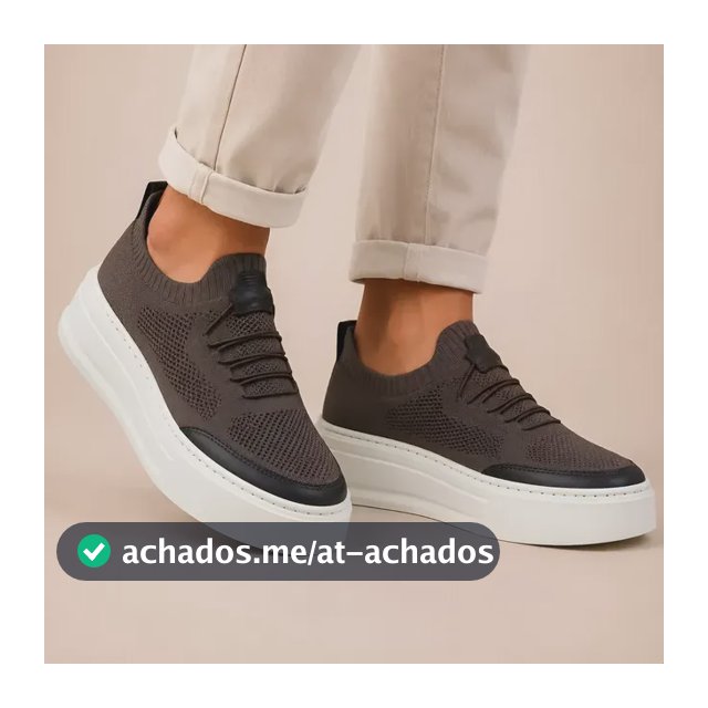 Slip On Knit Masculino Palmilha Em Gel Casual Respirável