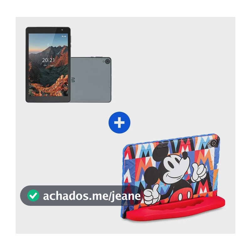 Tablet Infantil Mickey Wi-fi 6gb Ram 64gb Multi - Nb438 Azul