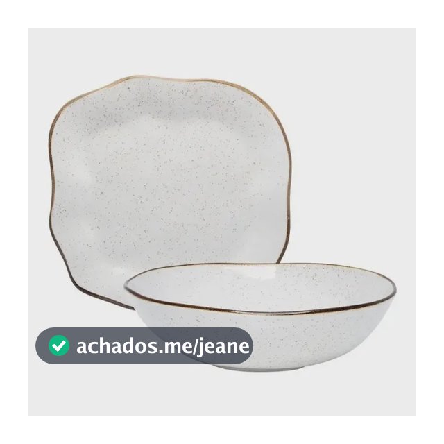 Kit P Servir Travessa E Saladeira Maresia Oxford Baixelas Branco
