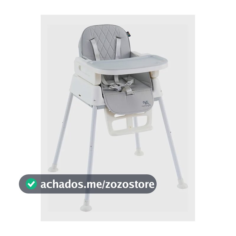 Cadeira De Alimentação Infantil 3 Em 1 Harmony Maxi Baby - Cinza