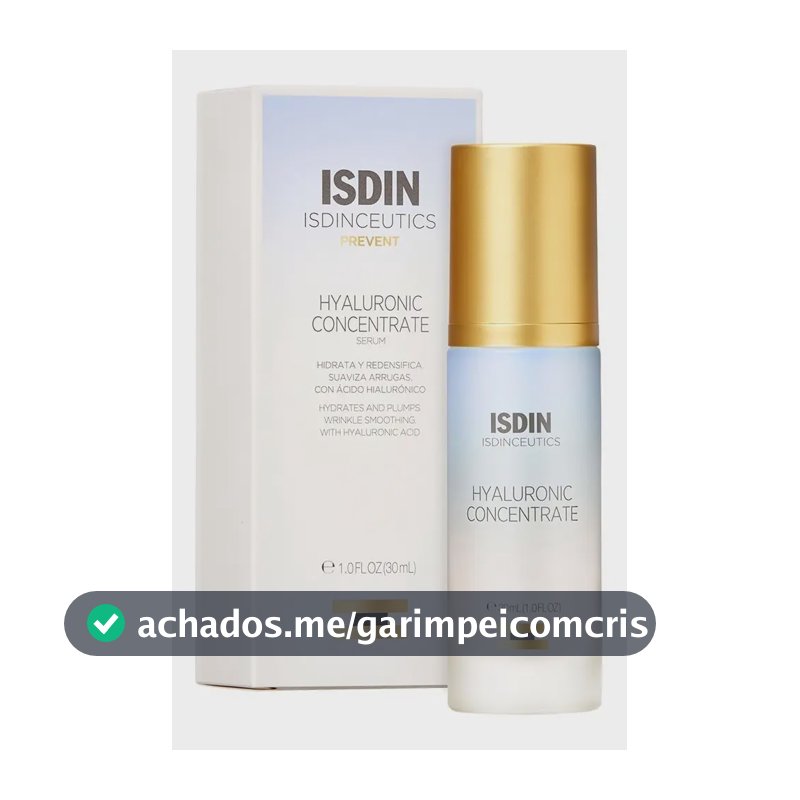 ISDIN Sérum Hidratante Anti-Idade Isdinceutics Hyaluronic Concentrate - 30ml