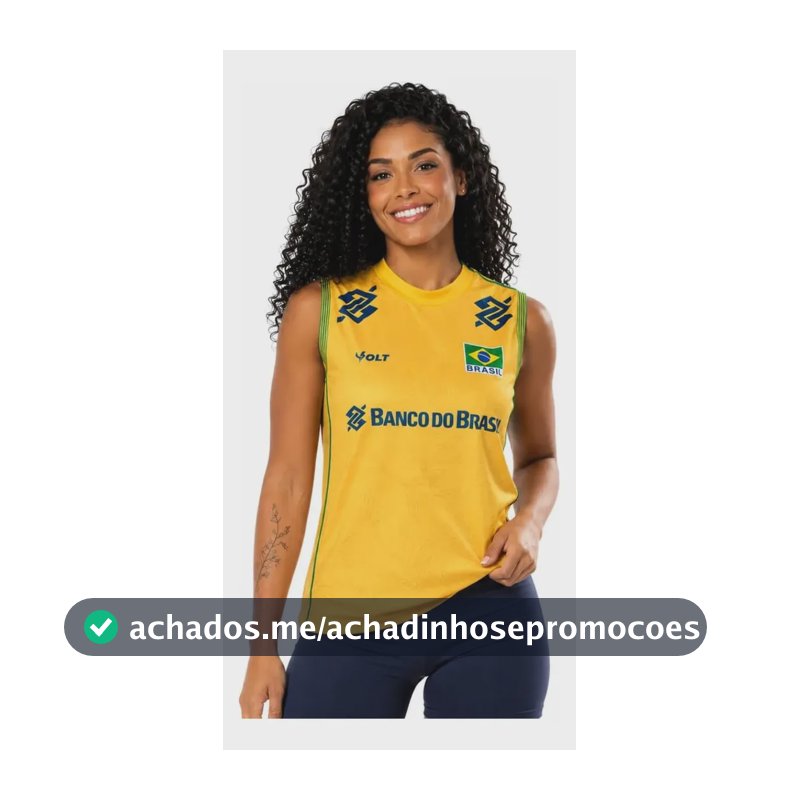 Regata De Vôlei Brasil Oficial Amarela Volt 2026 - Feminina Amarelo Gg