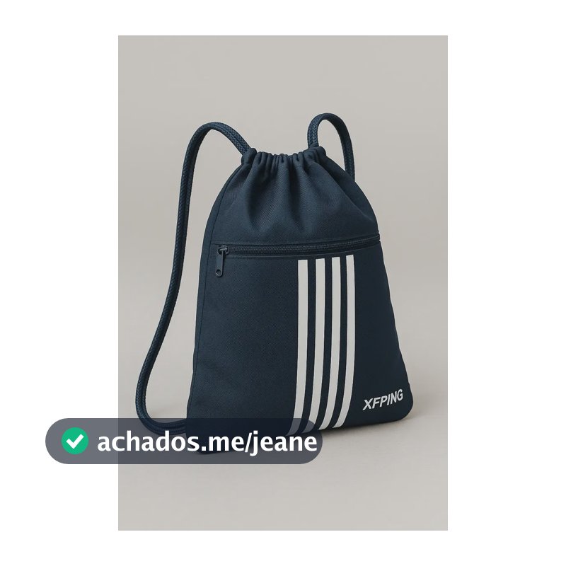 Mochila Saco De Academia Corrida Esporte Praia Unissex Nylon Preto
