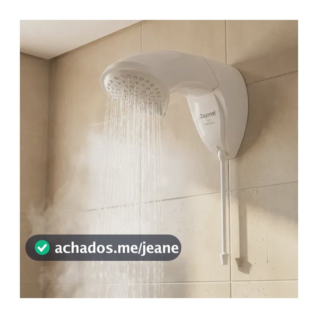 Ducha Eletrônica Zagonel Nd 7700w Branca Branco 220v