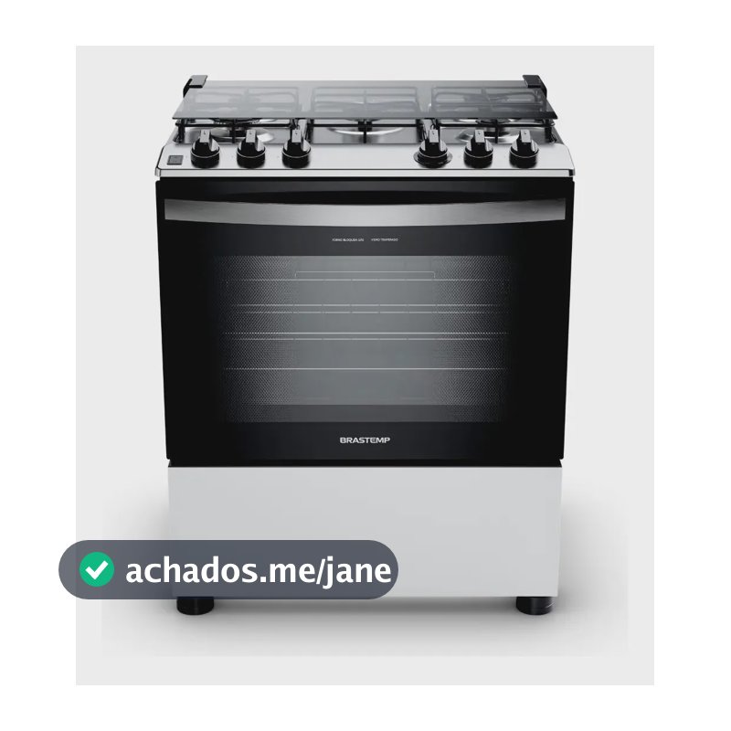 Fogão Brastemp 5 Bocas Mesa Inox - BFS5NDB