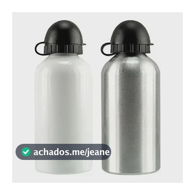 Kit 10 Squeeze Aluminio Tampa Bola Sublimação 500ml