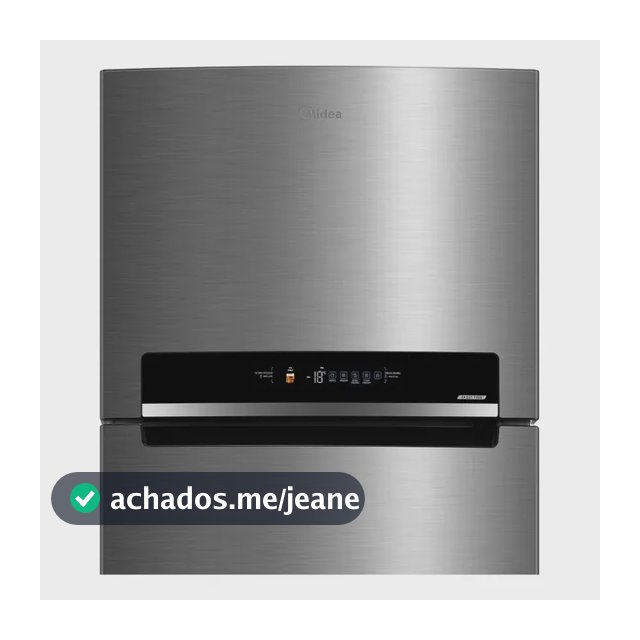 Geladeira Frost Free Duplex 491l Inverter Cor Inox Midea Cor Inox