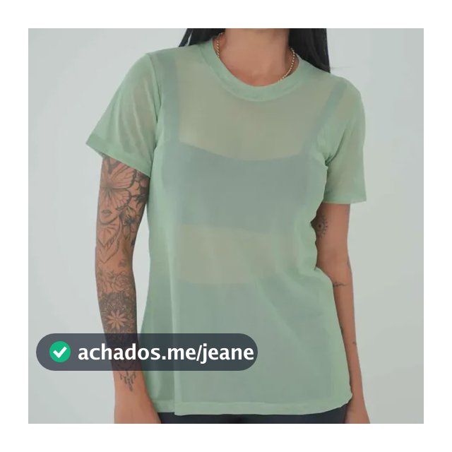 Blusa Tule Camiseta Feminina Academia Fitness