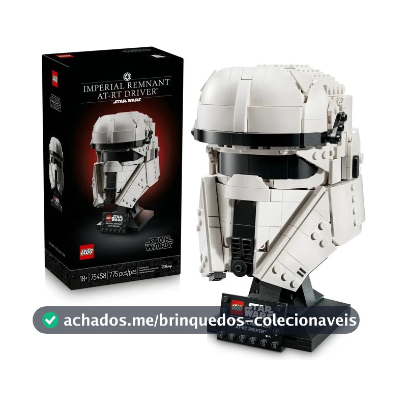 Capacete de piloto Lego Star Wars 75458 Tm at-RT 775 peças