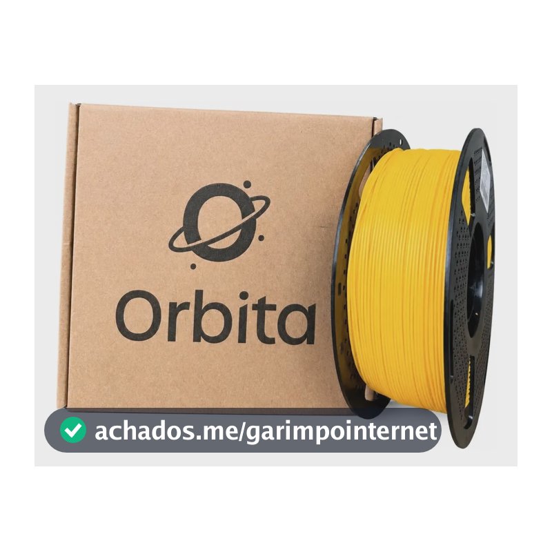 Filamento Pla Para Impressora 3d Orbita 1,75 Mm 1 Kg Amarelo-quente
