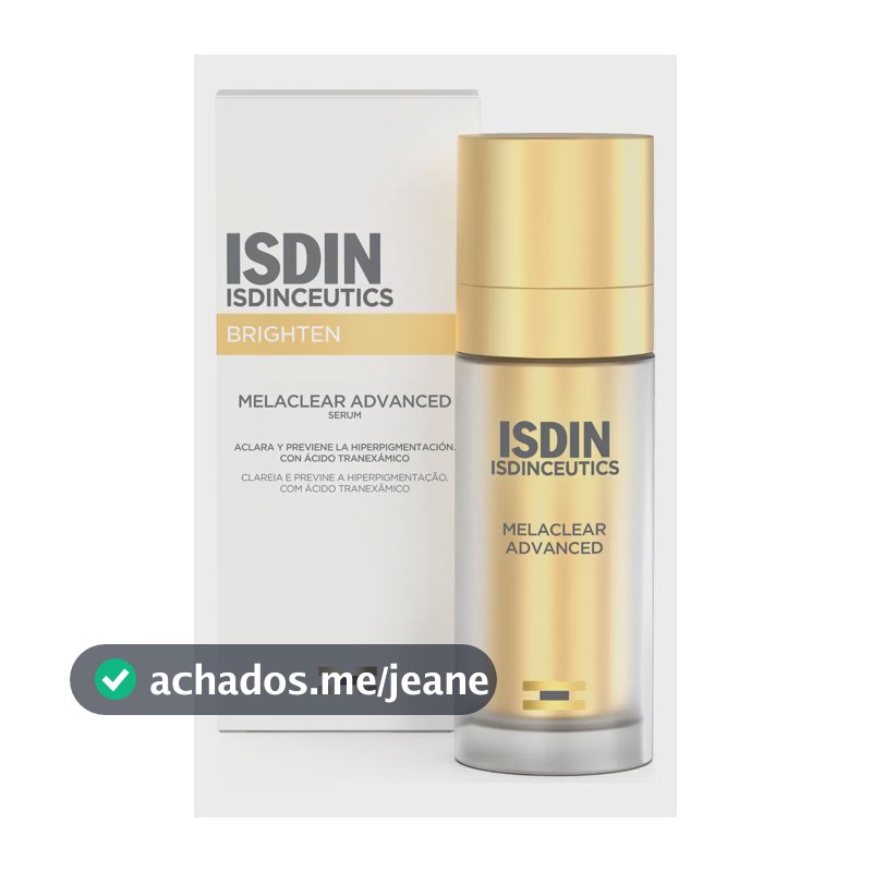 ISDIN Sérum Facial Clareador Anti-Idade Isdinceutics Melaclear Advanced - 30ml