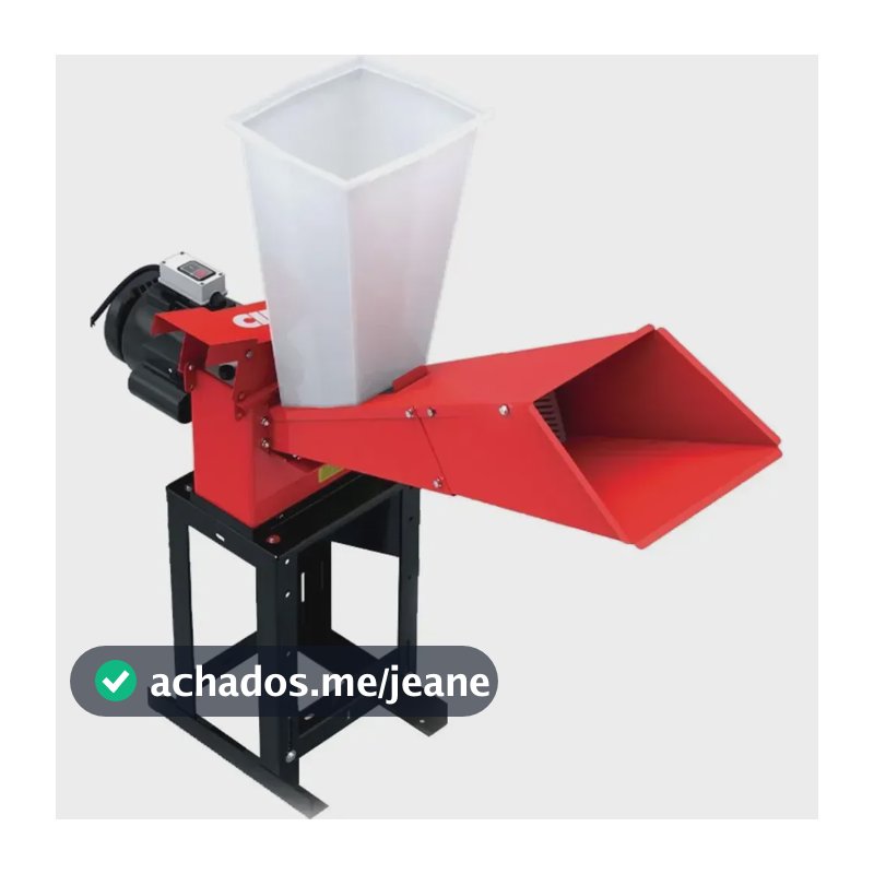 Triturador Forrageiro Picador CID 125LD 2CV Monofásico Bivolt 127/220V Capim Milho Cana Sorgo Ração Animal Moedor de Grãos Cereais Quirera