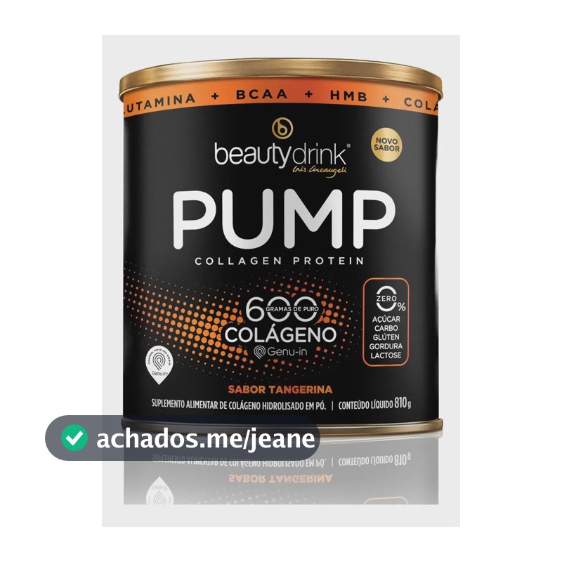 Beautydrink Pump Collagen Protein Beauty'in Tangerina 810g