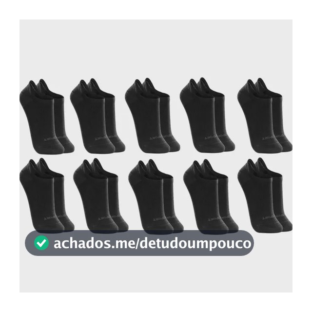 Kit 10 Pares Meias Lupo Soquete Sapatilha Original