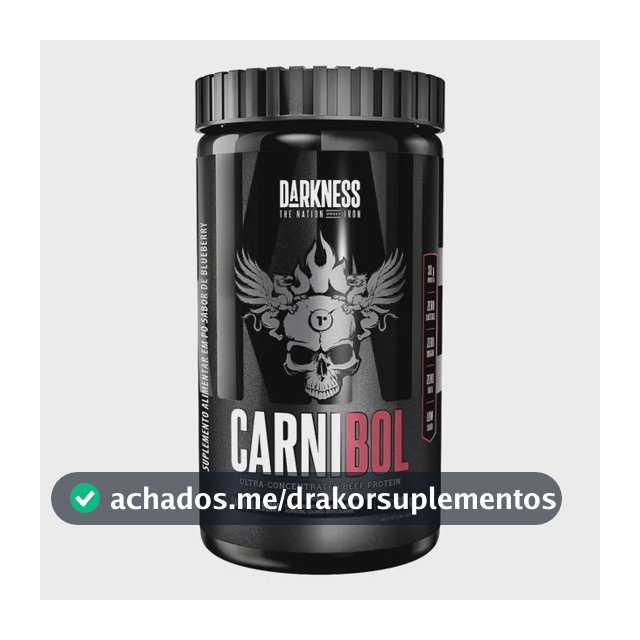 Carnibol Blueberry 900g - Darkness Proteina Isolada Da Carne Blueberry