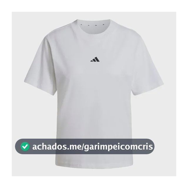 Camiseta Algodão Essentials Small Logo adidas