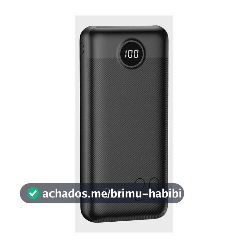 Carregador Portátil Power Bank Turbo i2GO 20000mah 20w Com Display Digital