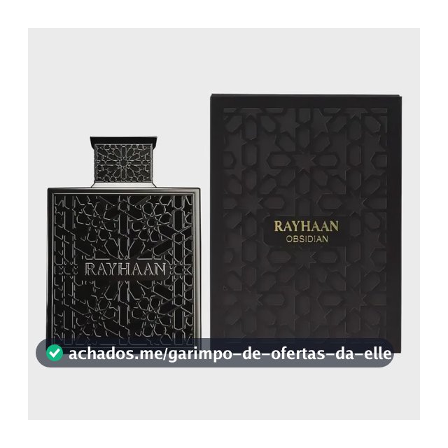 Perfume Obsidian Rayhaan Eau De Parfum 100ml