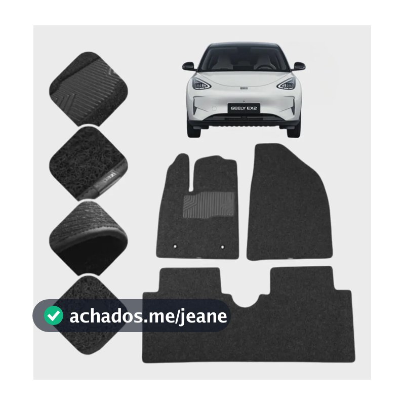 Tapete Automotivo Kapazi Para Geely Ex2 - 2025+ Preto