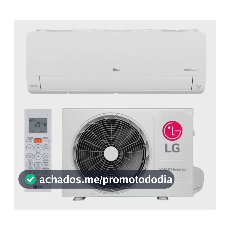 Ar Condicionado LG Inverter Smart Voice AI 12.000 Btus Frio R-32