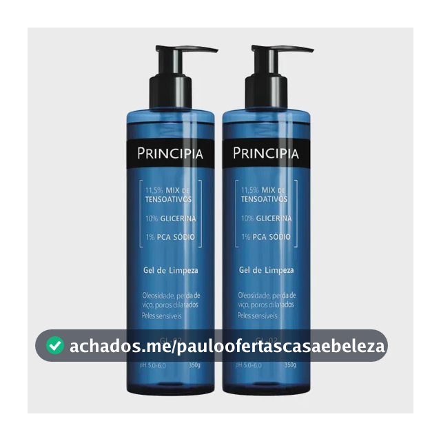 Principia Kit 2 Gel De Limpeza Gl-02 Limpeza Profunda Todo Tipo De Pele Dia/noite