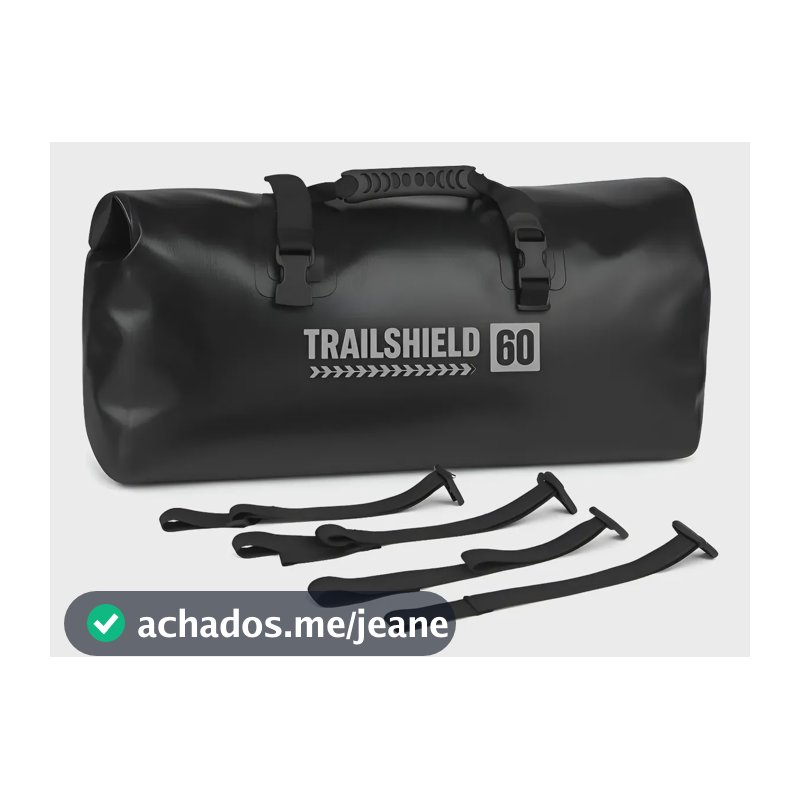 Bolsa Moto Impermeável Bagagem Drybag Mala Estanque 60 L Preto