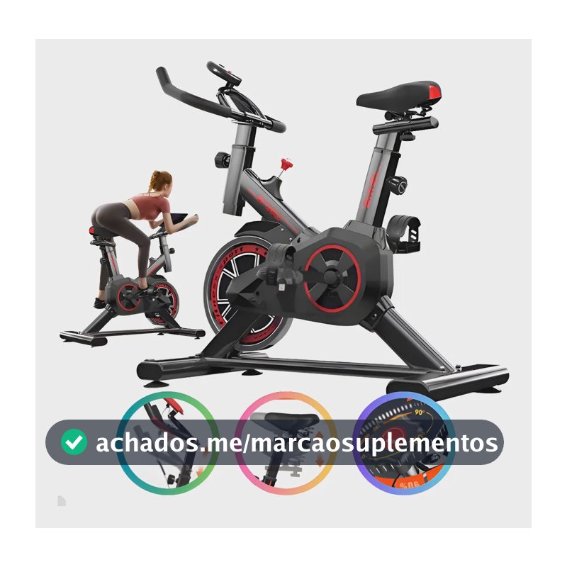 Bicicleta Ergométrica Shoppy Meta Parts X11 120kg Preto/vermelho
