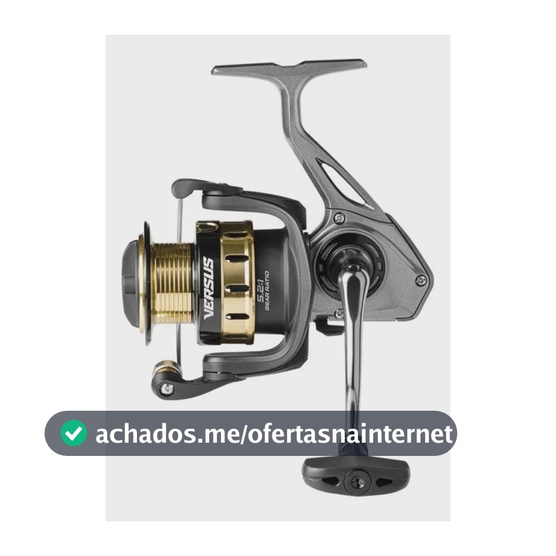 Molinete Marine Sports Versus 500 - 4 Rolamentos Cor Cinza Lado da manivela Direito/Esquerdo